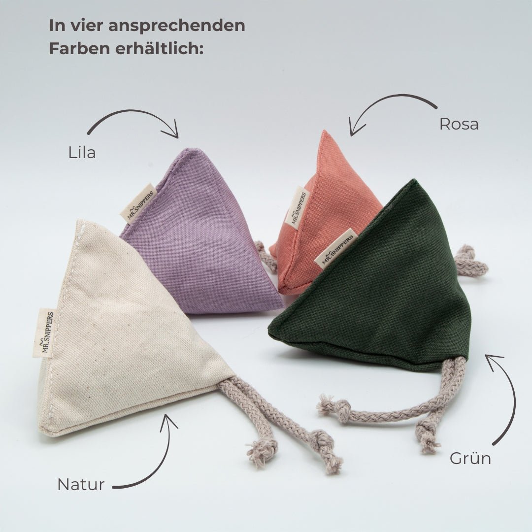 Katzenspielkissen Pyramide mit Katzenminze - Mr. Snippers