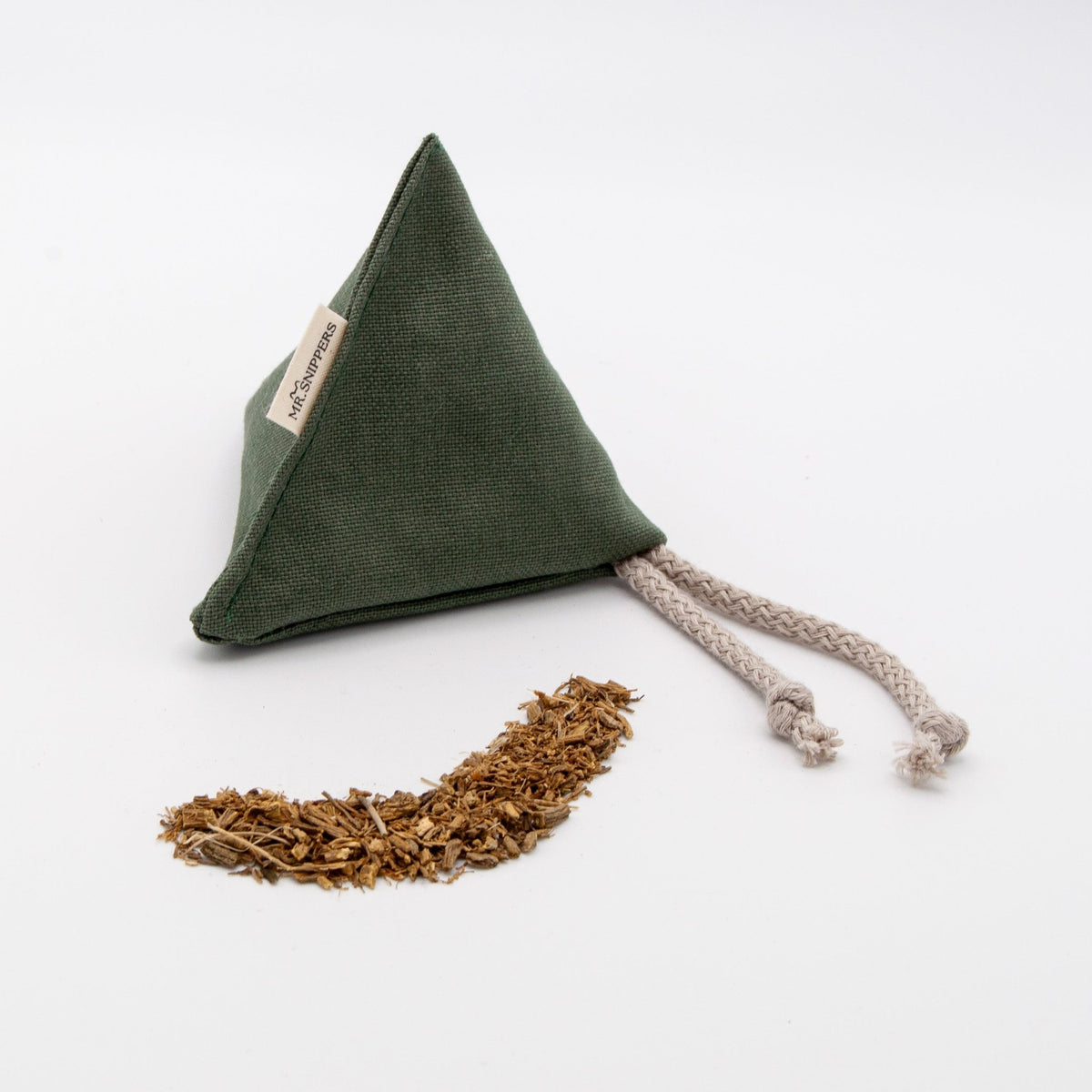 Katzenspielkissen Pyramide mit Baldrian - Mr. Snippers