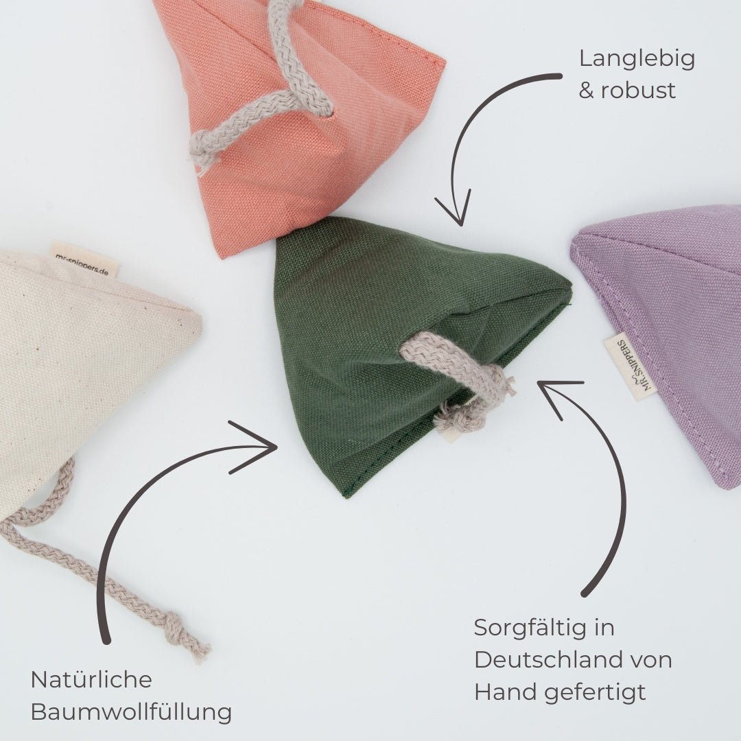 Katzenspielkissen Pyramide mit Baldrian - Mr. Snippers