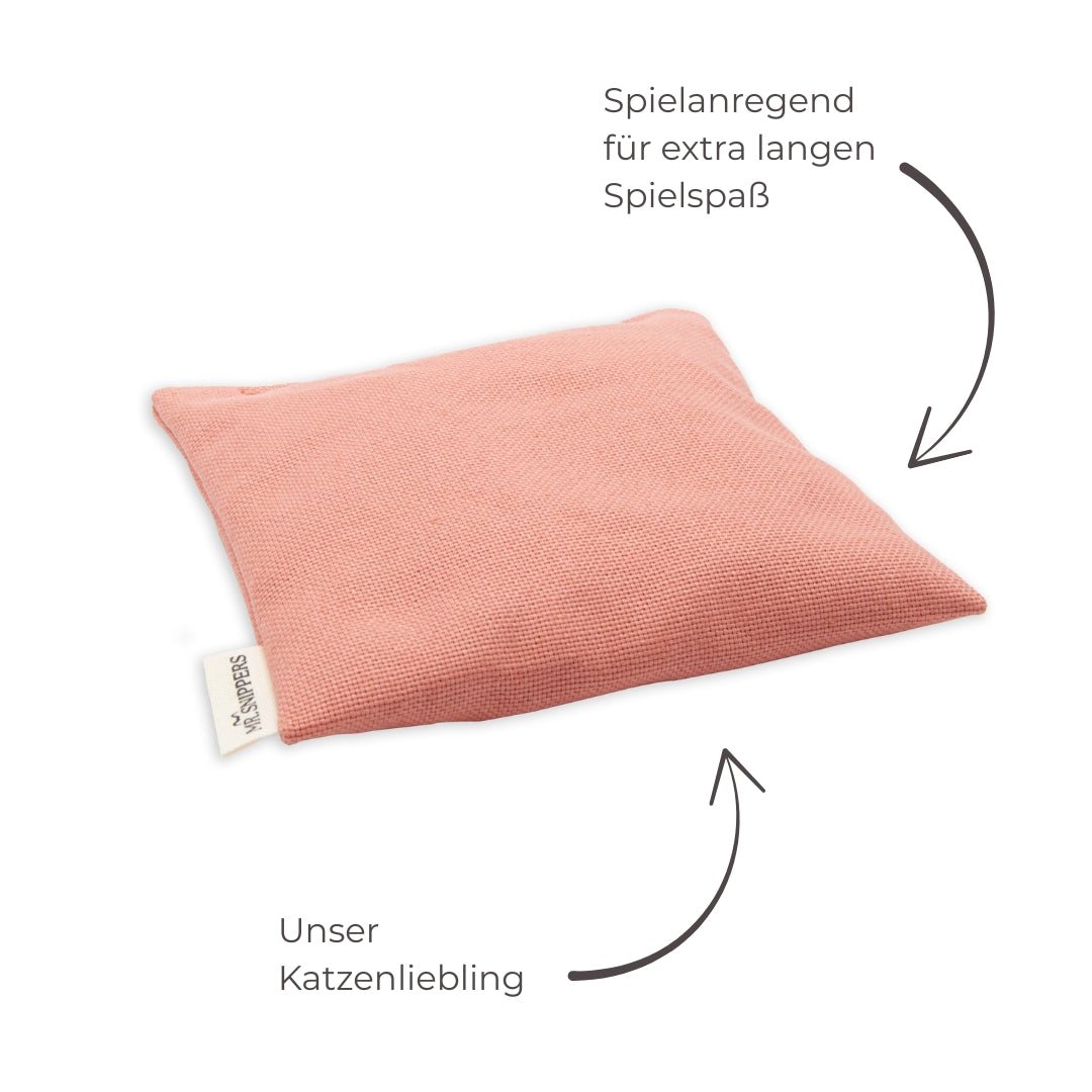 Katzenspielkissen Quadrat Katzenminze - Mr. Snippers